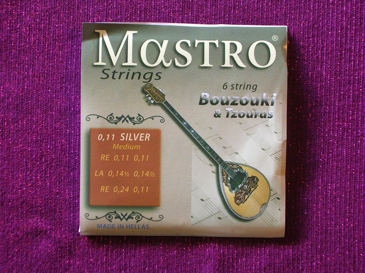 MASTRO BOUZOUKI 6 / OR TSOURAS STRING SET SILVER BOUZOUKI WORLD