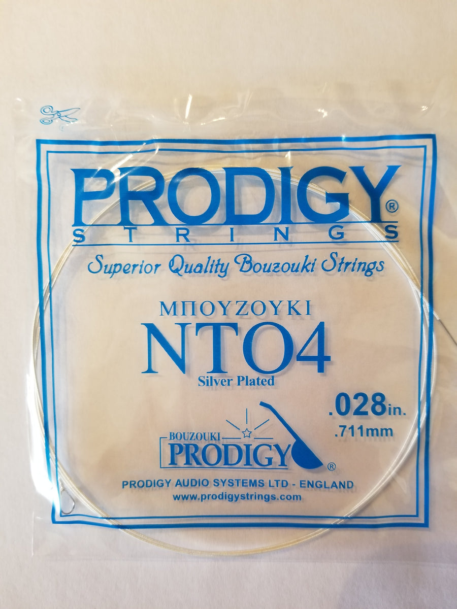 PRODIGY SINGLE SILVER WOUND DO C – BOUZOUKI WORLD