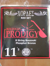 PRODIGY RED BRONZE BOUZOUKI 8 STRINGS SET